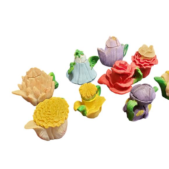 Miniature Doll House Tea Set 18 Piece Tea Set Collectible - Picture 11 of 15